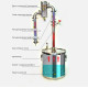 Mast column "Aroma" 30/350/t (2 inches) for heating elements в Новосибирске