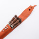 A set of skewers 670*12*3 mm in an orange leather case в Новосибирске