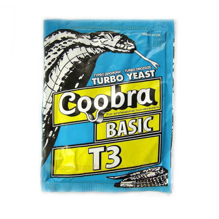 Turbo yeast alcohol "COOBRA" BASIC T3 (90 gr) в Новосибирске