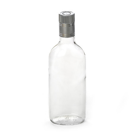 Бутылка "Фляжка" 0,5 литра с пробкой гуала в Новосибирске